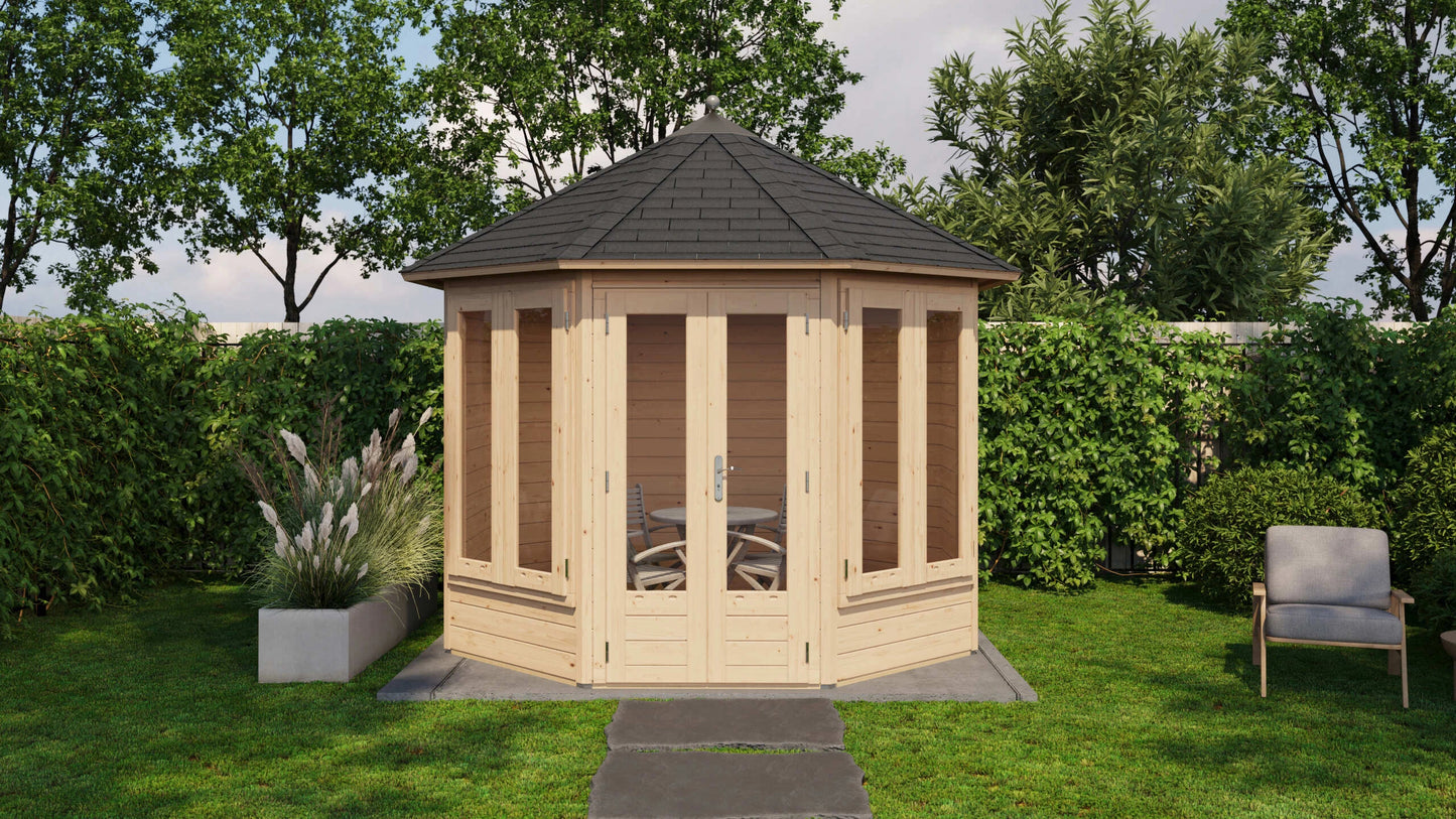 Lugarde Select Prima summerhouse Helensburgh Ø300cm - Untreated