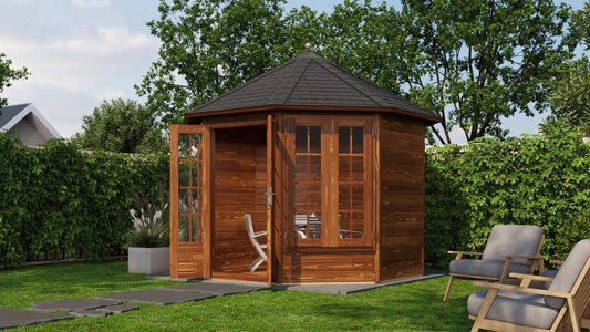 Lugarde Select Prima summerhouse Arran Ø300cm - Brown