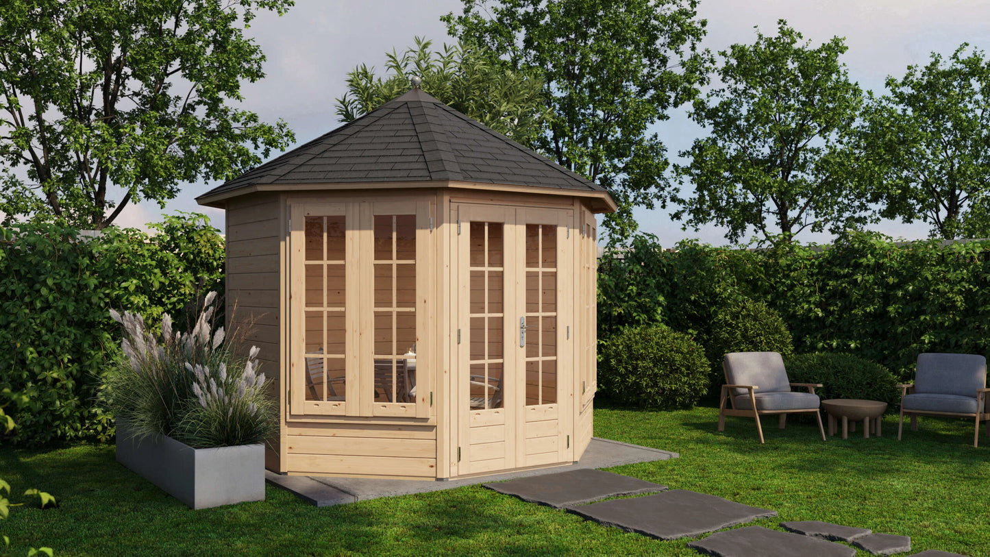 Lugarde Select Prima summerhouse Arran Ø300cm - Untreated