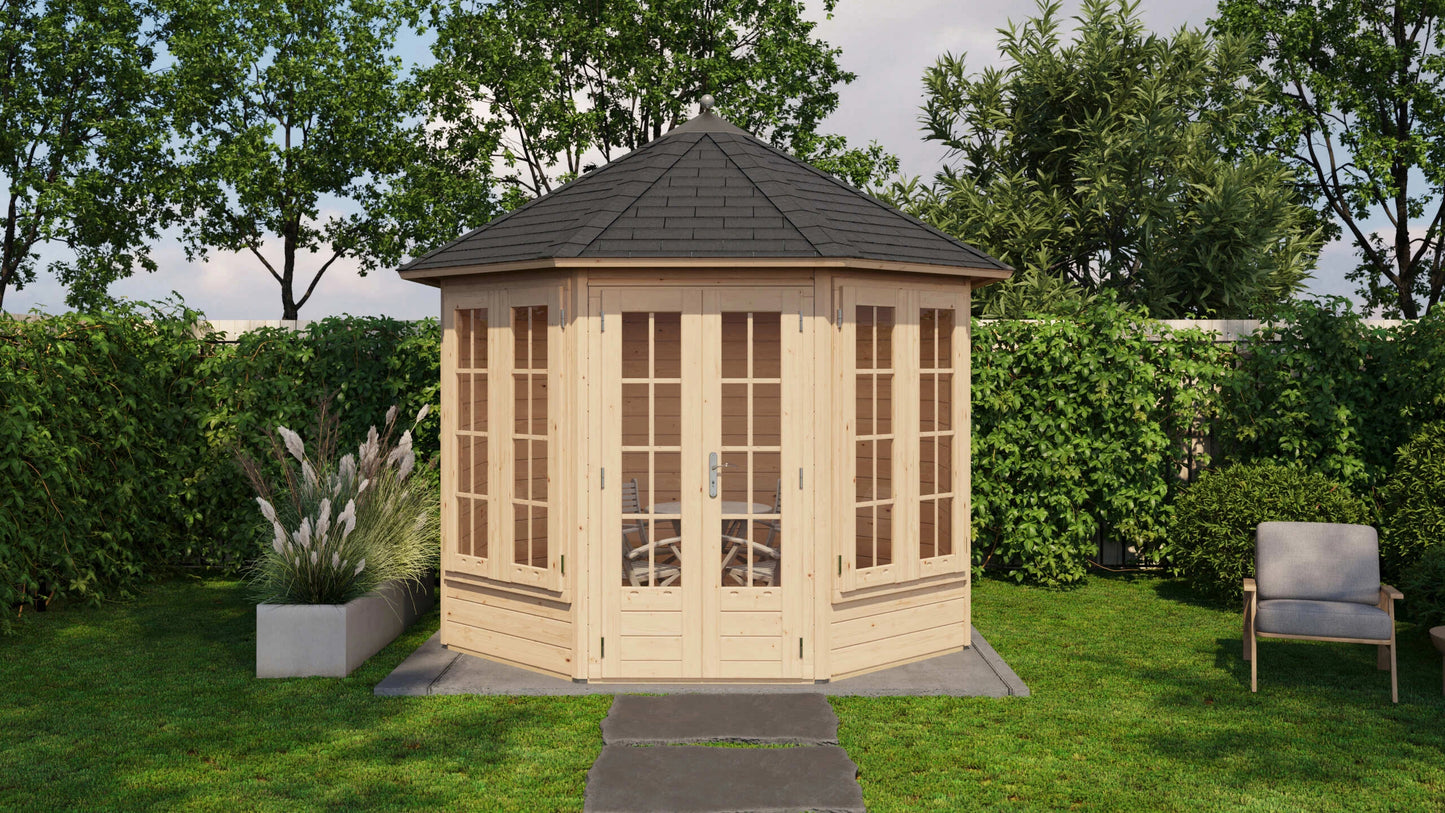 Lugarde Select Prima summerhouse Arran Ø300cm - Untreated