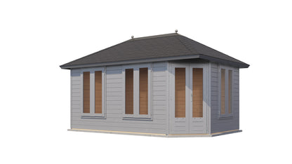 Lugarde Select Prima summerhouse Falkirk 480x300cm - RAL 7021