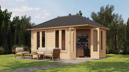 Lugarde Select Prima summerhouse Falkirk 480x300cm - Untreated