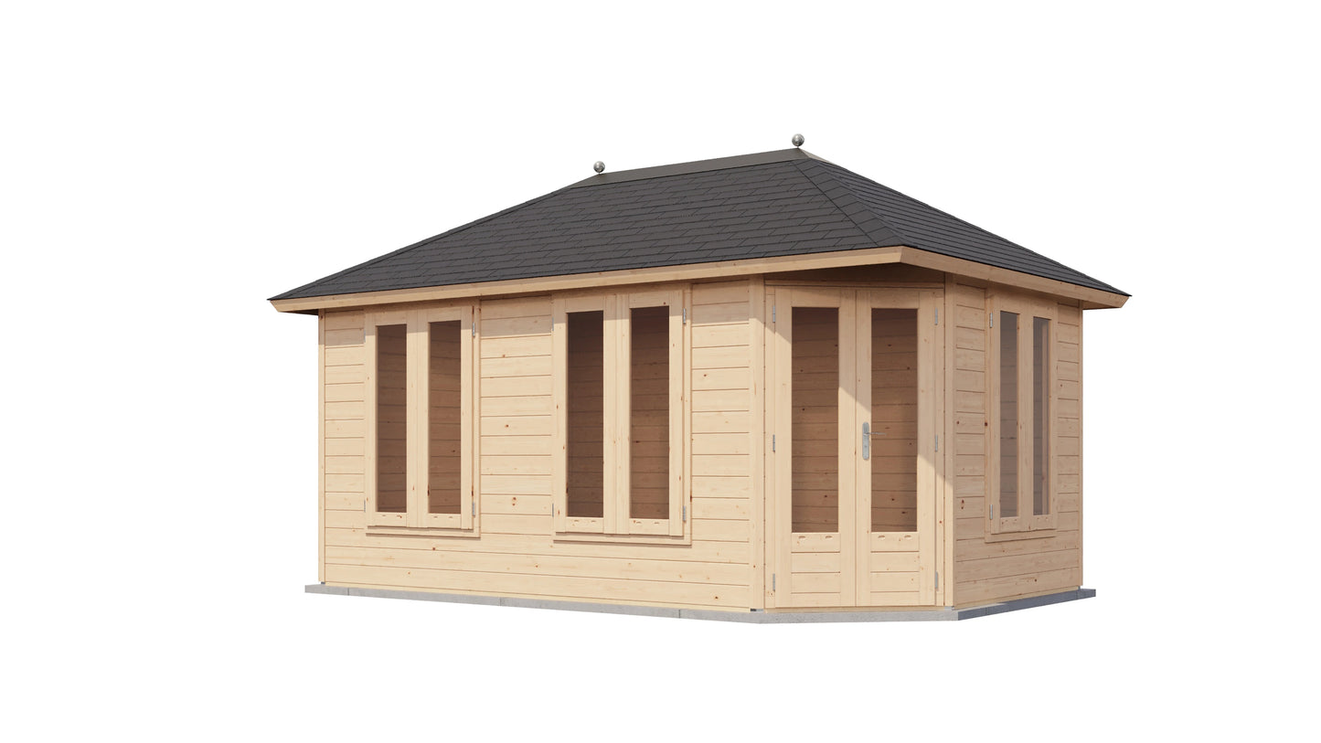 Lugarde Select Prima summerhouse Falkirk 480x300cm - Untreated