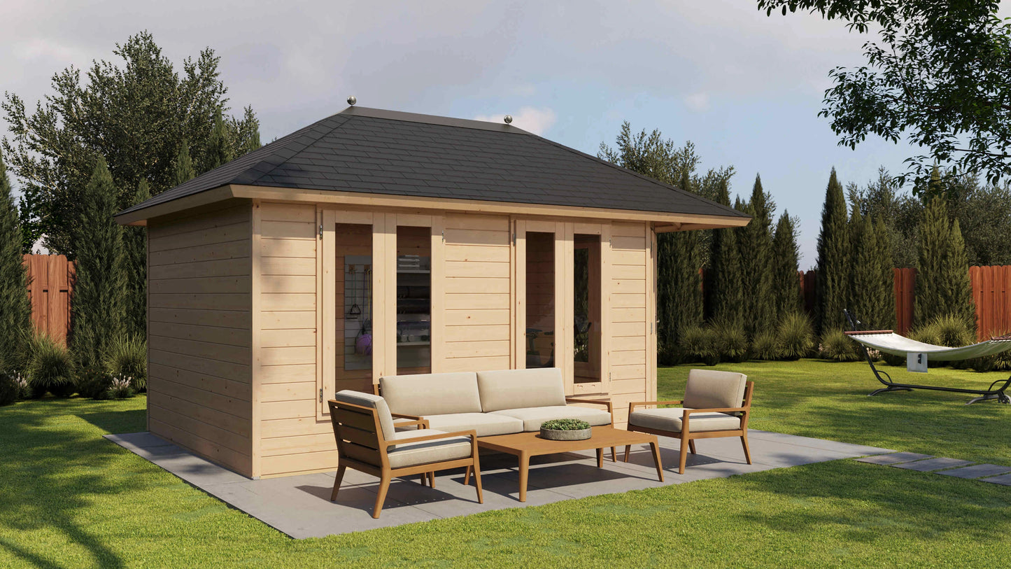 Lugarde Select Prima summerhouse Falkirk 480x300cm - Untreated