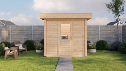 Lugarde Select Modern summerhouse 28mm Sheffield 250x200cm - Untreated