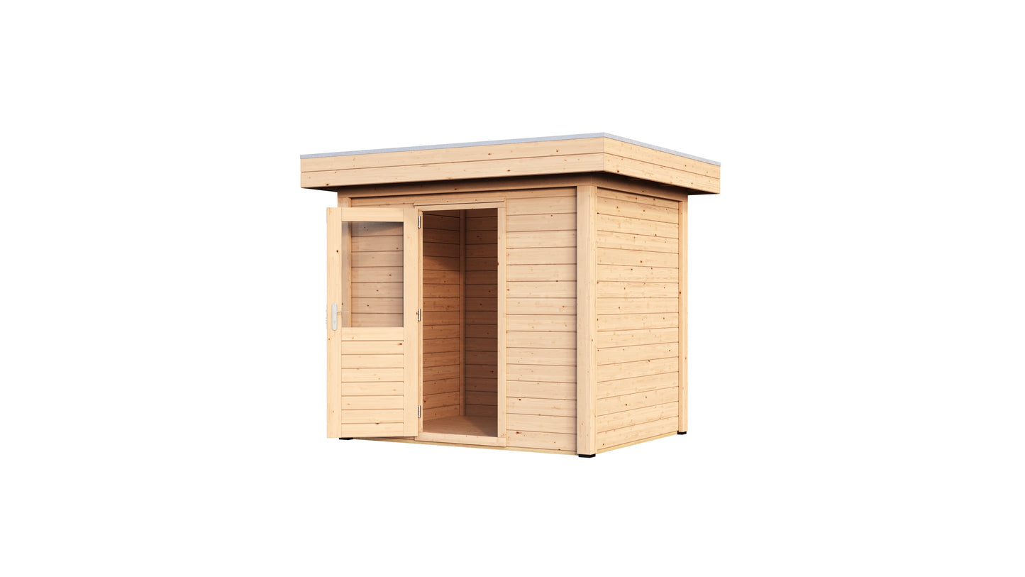 Lugarde Select Modern summerhouse 28mm Sheffield 250x200cm - Untreated