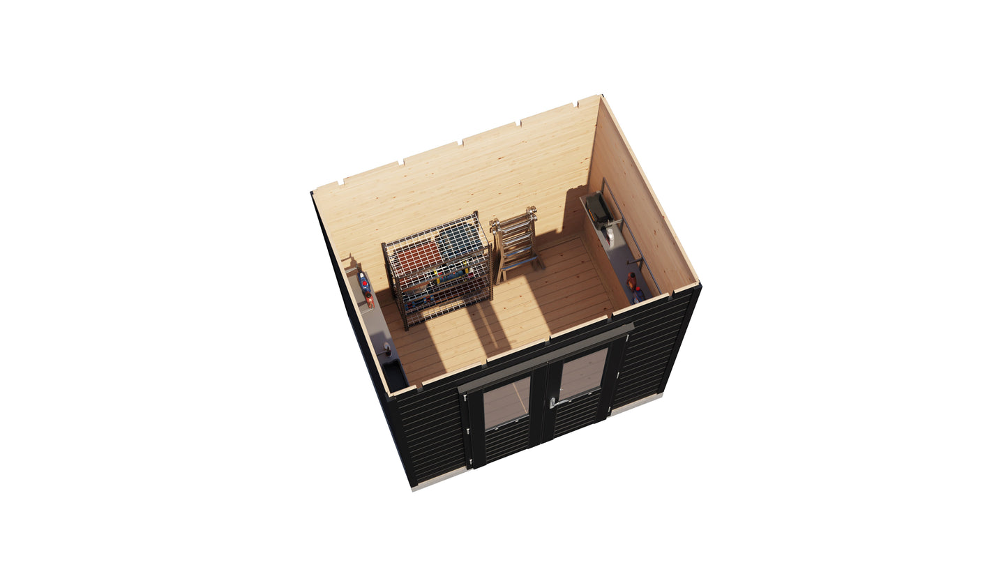 Lugarde Select Prima summerhouse Orkney 240x180cm - RAL 7021