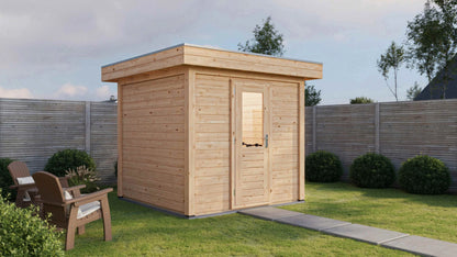 Lugarde Select Modern summerhouse 28mm Sedgley 250x250cm - Untreated