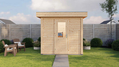 Lugarde Select Modern summerhouse 28mm Sedgley 250x250cm - Untreated