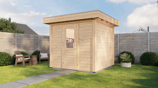 Lugarde Select Modern summerhouse 28mm Sedgley 250x250cm - Untreated