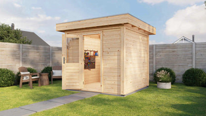 Lugarde Select Modern summerhouse 28mm Sedgley 250x250cm - Untreated