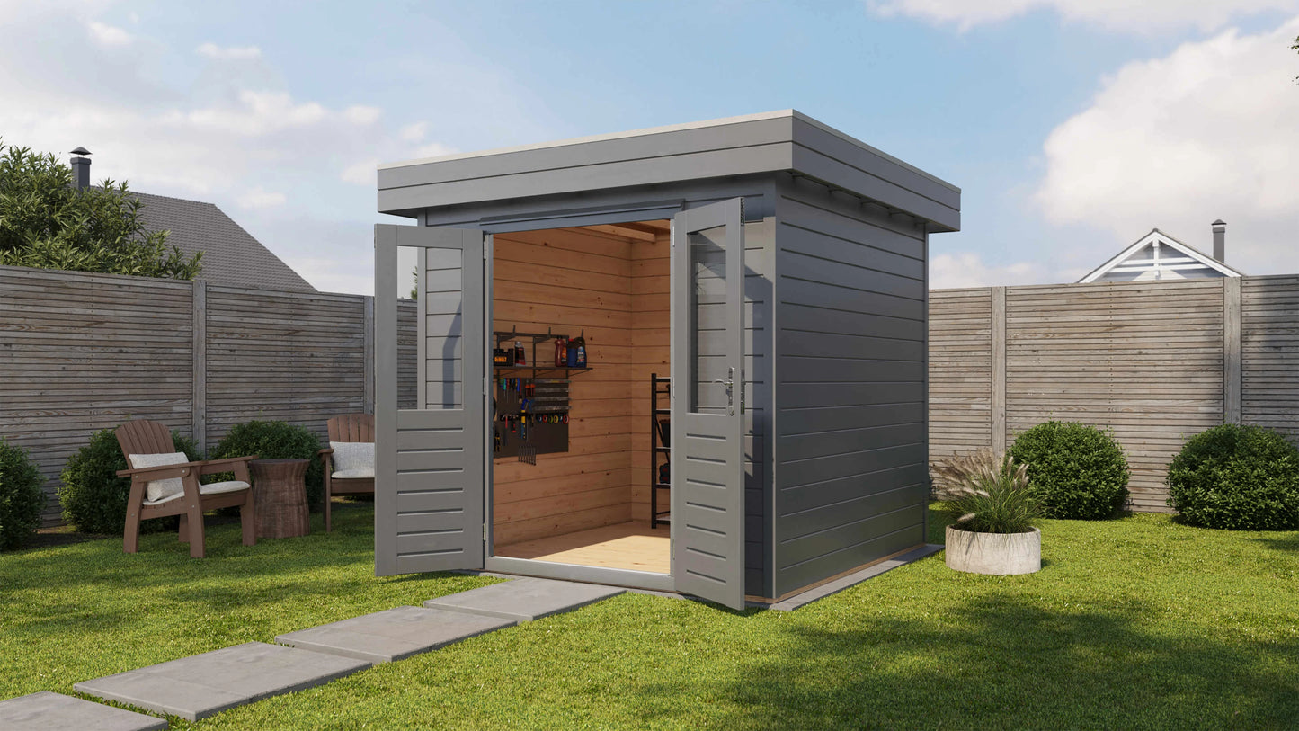 Lugarde Select Prima summerhouse Inverness 240x240cm - RAL 7021