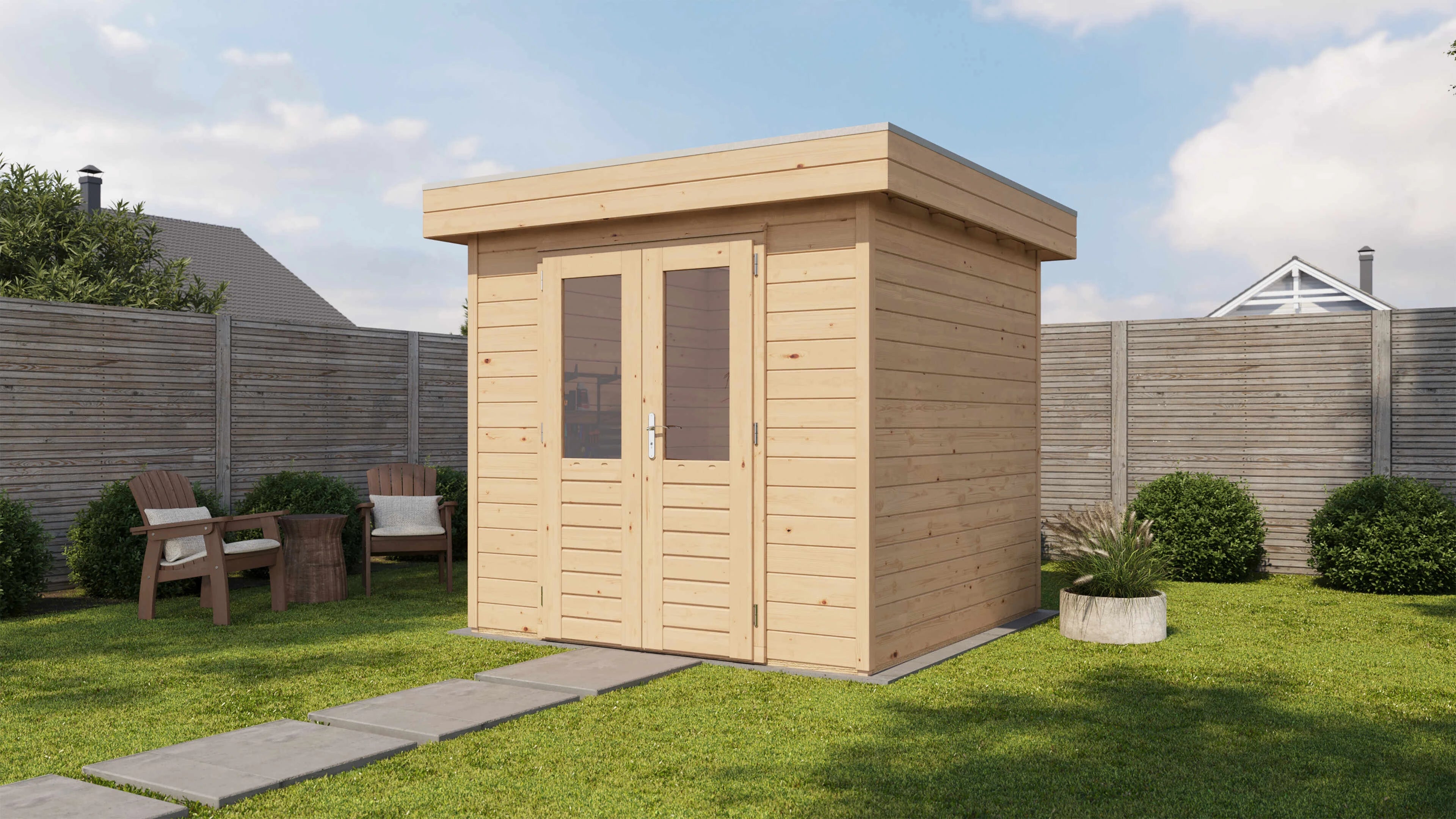 Lugarde Select Prima summerhouse Inverness 240x240cm - Untreated – GCS ...