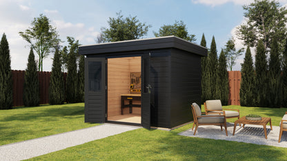 Lugarde Select Prima summerhouse Swansea 300x180cm - RAL 7021