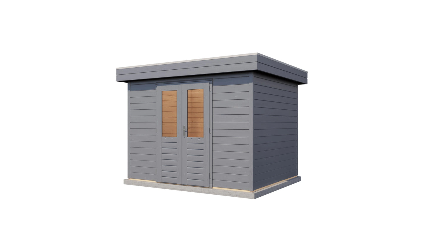 Lugarde Select Prima summerhouse Tweed 300x240cm - RAL 7021