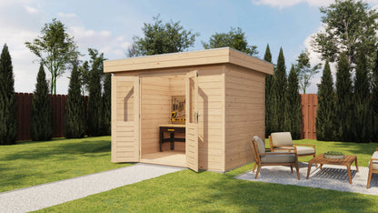 Lugarde Select Prima summerhouse Tweed 300x240cm - Untreated