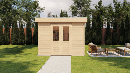 Lugarde Select Prima summerhouse Tweed 300x240cm - Untreated