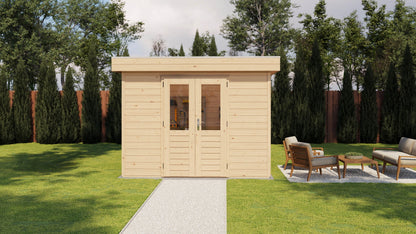 Lugarde Select Prima summerhouse Tweed 300x240cm - Untreated