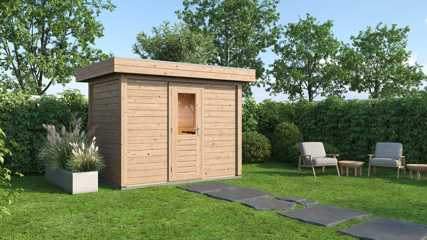 Lugarde Select Modern summerhouse 28mm Liverpool 300x200cm - Untreated