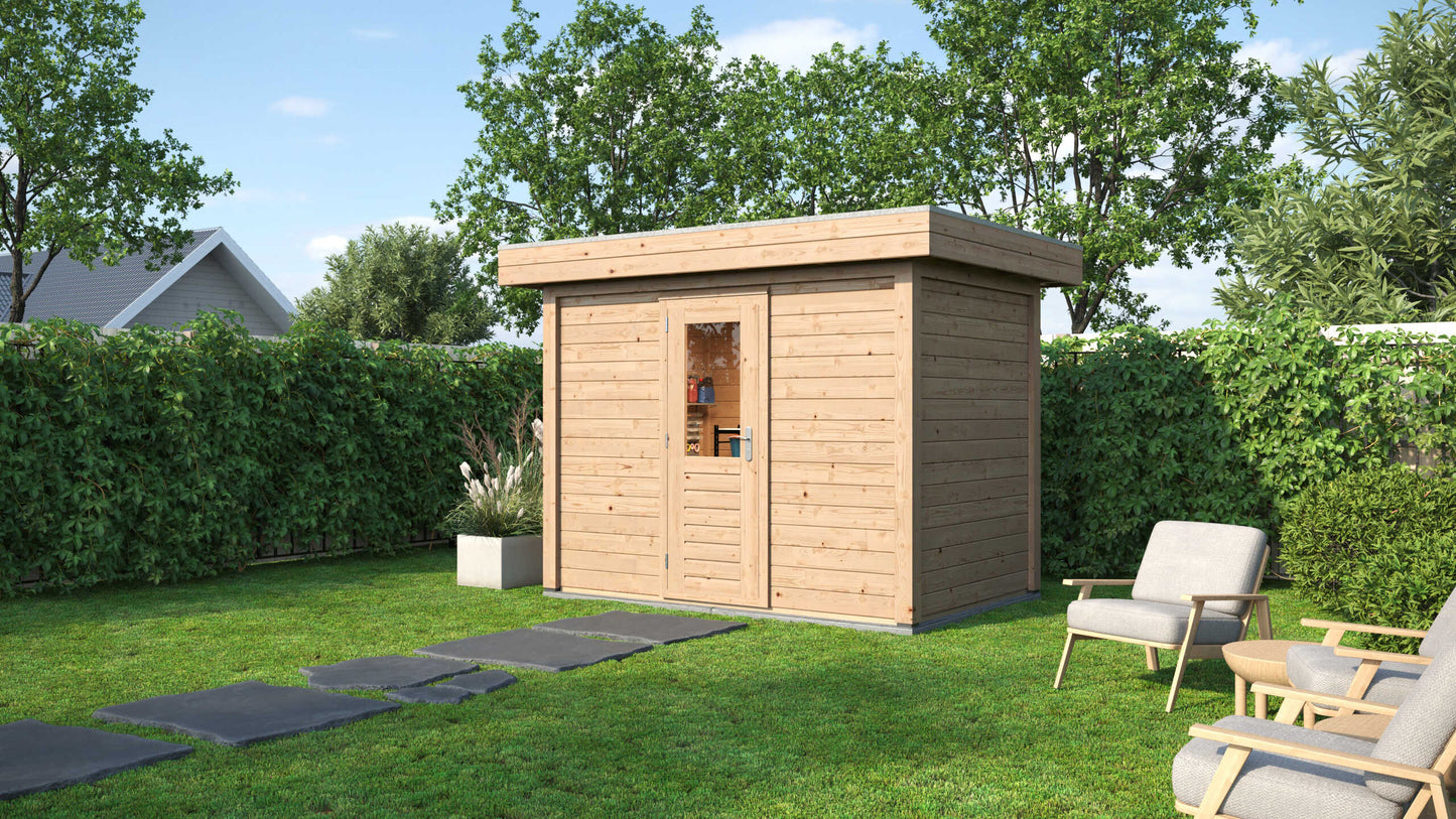 Lugarde Select Modern summerhouse 28mm Liverpool 300x200cm - Untreated