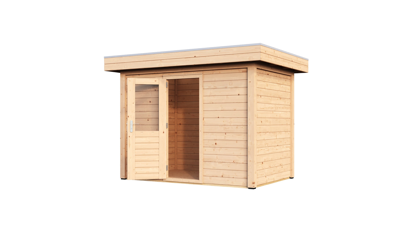 Lugarde Select Modern summerhouse 28mm Liverpool 300x200cm - Untreated