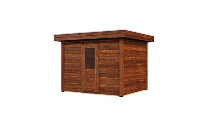 Lugarde Select Modern summerhouse 28mm Wolverhampton 300x250cm - Brown Wood Oil