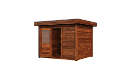 Lugarde Select Modern summerhouse 28mm Wolverhampton 300x250cm - Brown Wood Oil