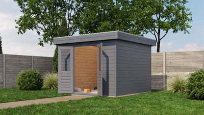 Lugarde Select Prima summerhouse Stornoway 300x300cm - RAL 7021