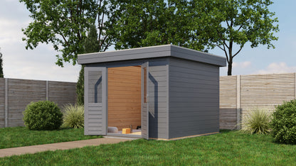 Lugarde Select Prima summerhouse Whitby 300x300cm - RAL 7021