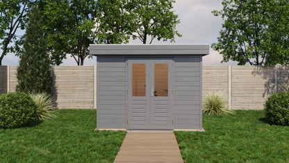 Lugarde Select Prima summerhouse Whitby 300x300cm - RAL 7021
