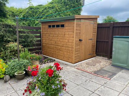 Security Pent Shed