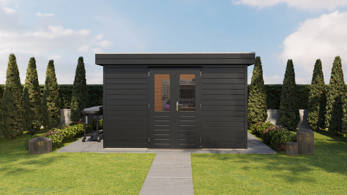 Lugarde Select Prima summerhouse Cromer 360x360cm - RAL 7021