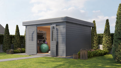 Lugarde Select Prima summerhouse Penzance 360x300cm - RAL 7021