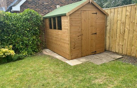 TGB Standard 8 x 6 Apex shed 1