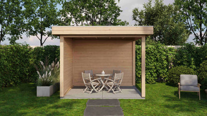 Lugarde Select Gazebo Winsford 300x250cm 28mm - flatroof - Untreated