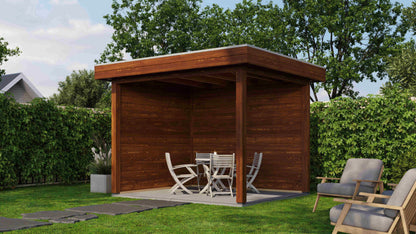 Lugarde Select Gazebo Winsford 300x250cm - brown finish