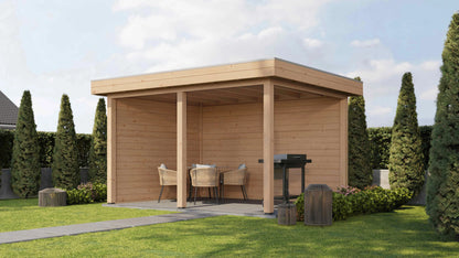 Lugarde Select Gazebo Lenham 388x300cm - untreated finish