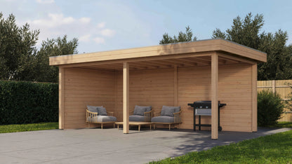 Lugarde Select Gazebo Grimsby 588x300cm - untreated finish