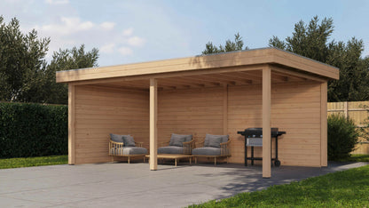 Lugarde Select Gazebo Reading 588x350cm - untreated finish