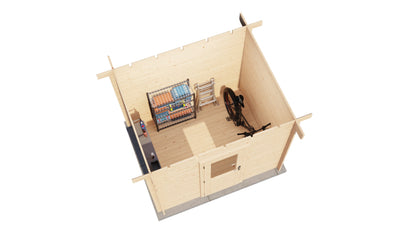 Lugarde Select Log Cabin Thames 250x200cm - Untreated