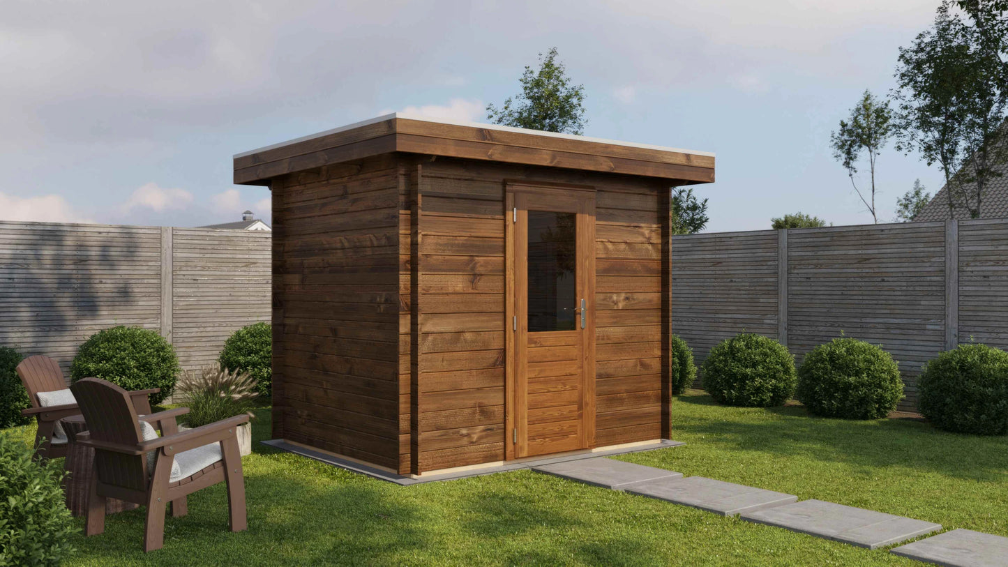 Lugarde Select Log Cabin Thames 250x200cm - Pressure treated Brown