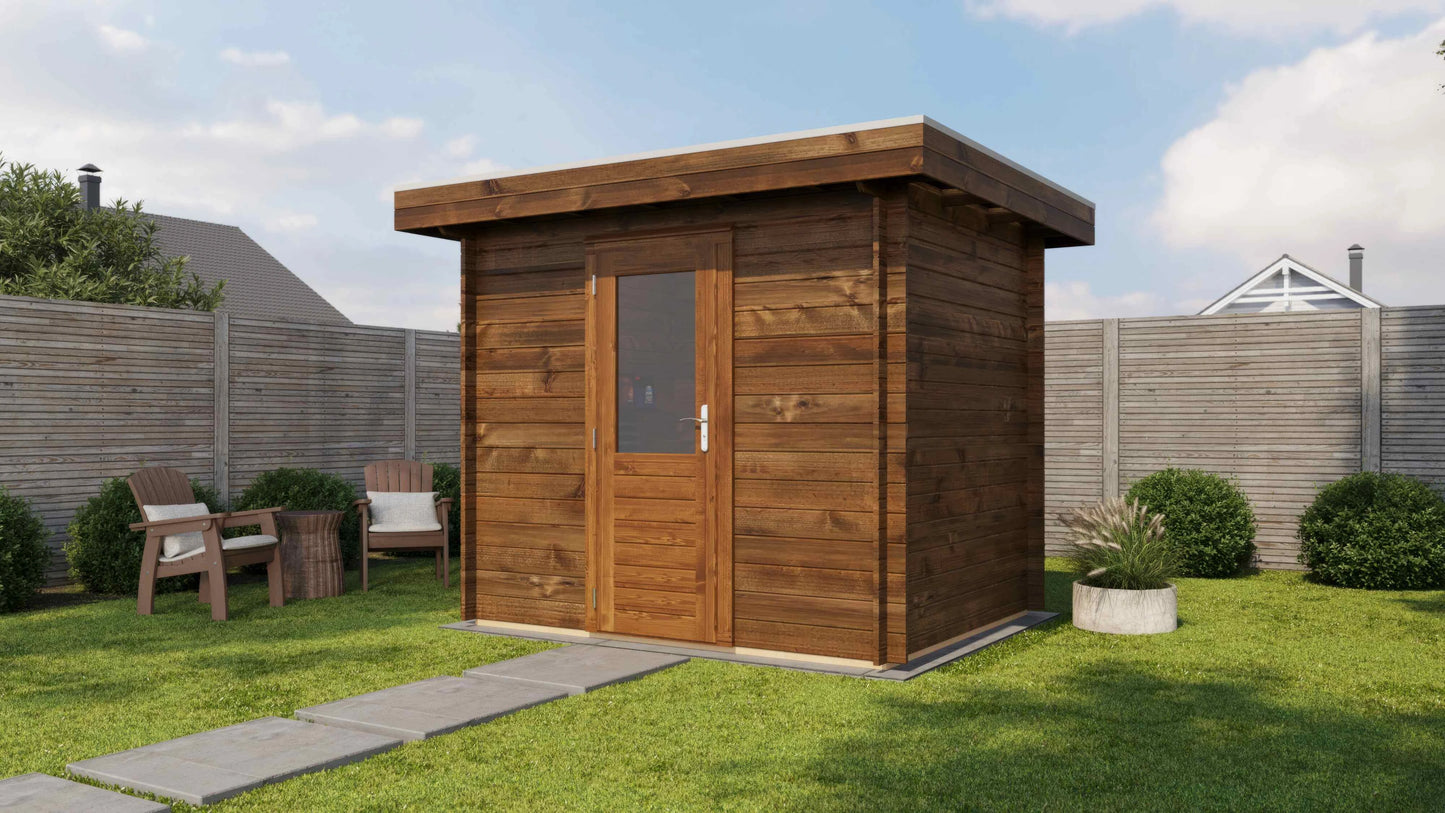 Lugarde Select Log Cabin Thames 250x200cm - Pressure treated Brown