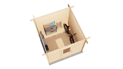 Lugarde Select Log Cabin Highland 250x250cm - Untreated