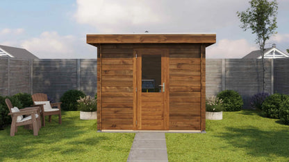 Lugarde Select Log Cabin Highland 250x250cm - Pressure treated Brown