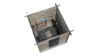 Lugarde Select Log Cabin Highland 250x250cm - Pressure treated Grey