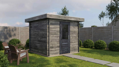 Lugarde Select Log Cabin Highland 250x250cm - Pressure treated Grey