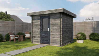 Lugarde Select Log Cabin Highland 250x250cm - Pressure treated Grey