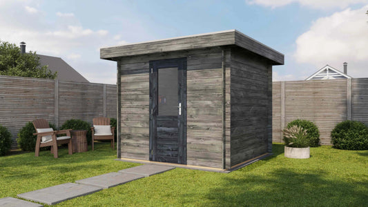 Lugarde Select Log Cabin Highland 250x250cm - Pressure treated Grey