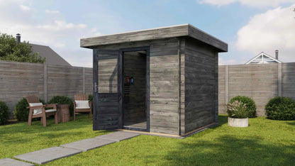 Lugarde Select Log Cabin Highland 250x250cm - Pressure treated Grey