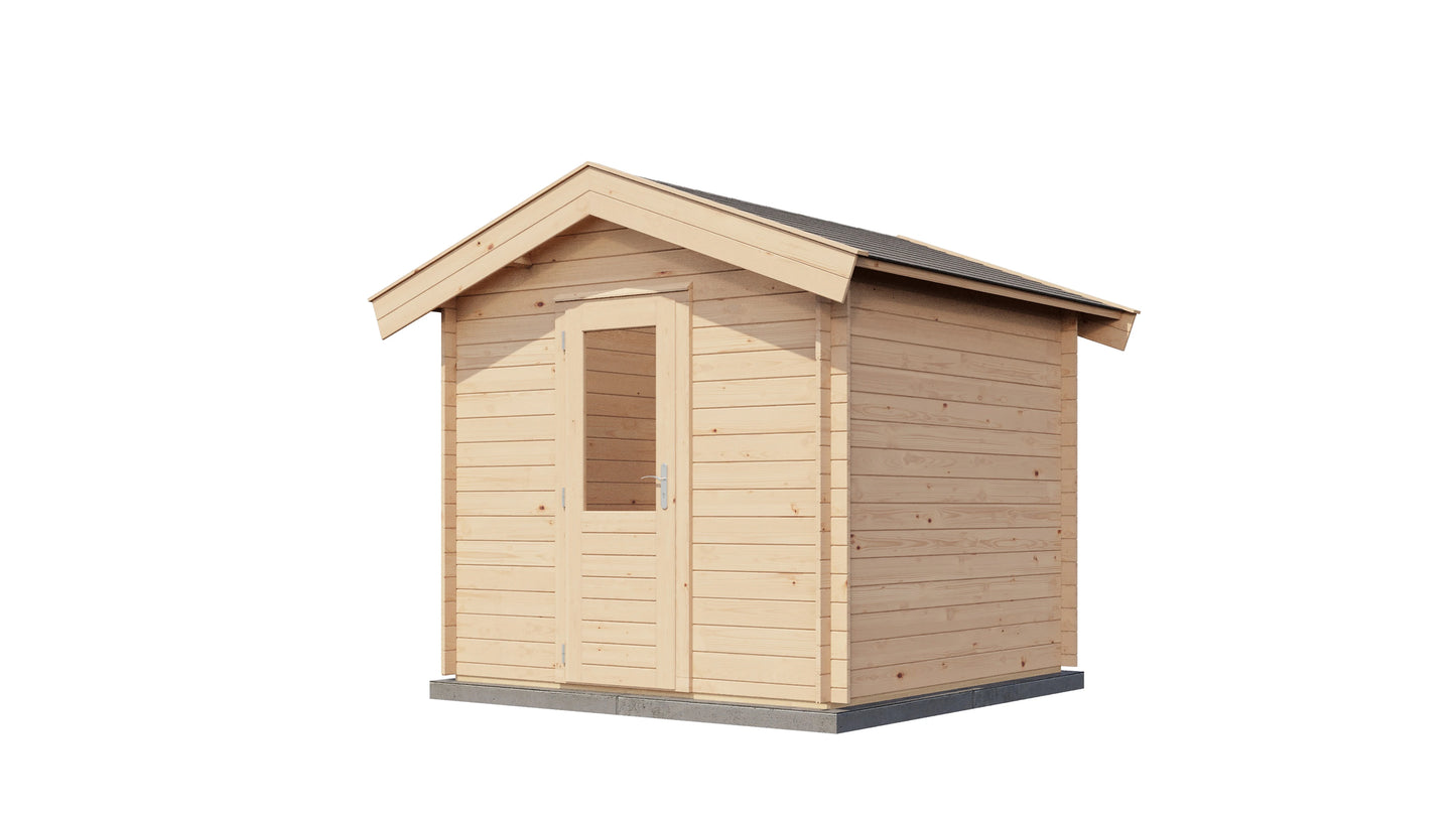 Lugarde Select Log Cabin Canterbury 250x250cm - Untreated